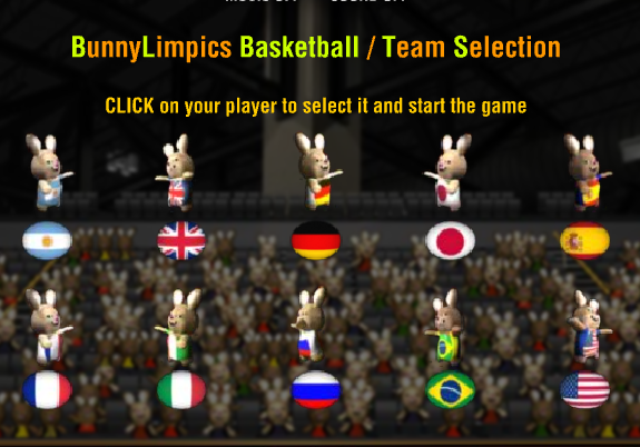 Bunnylimpics Basketball game thumbnail