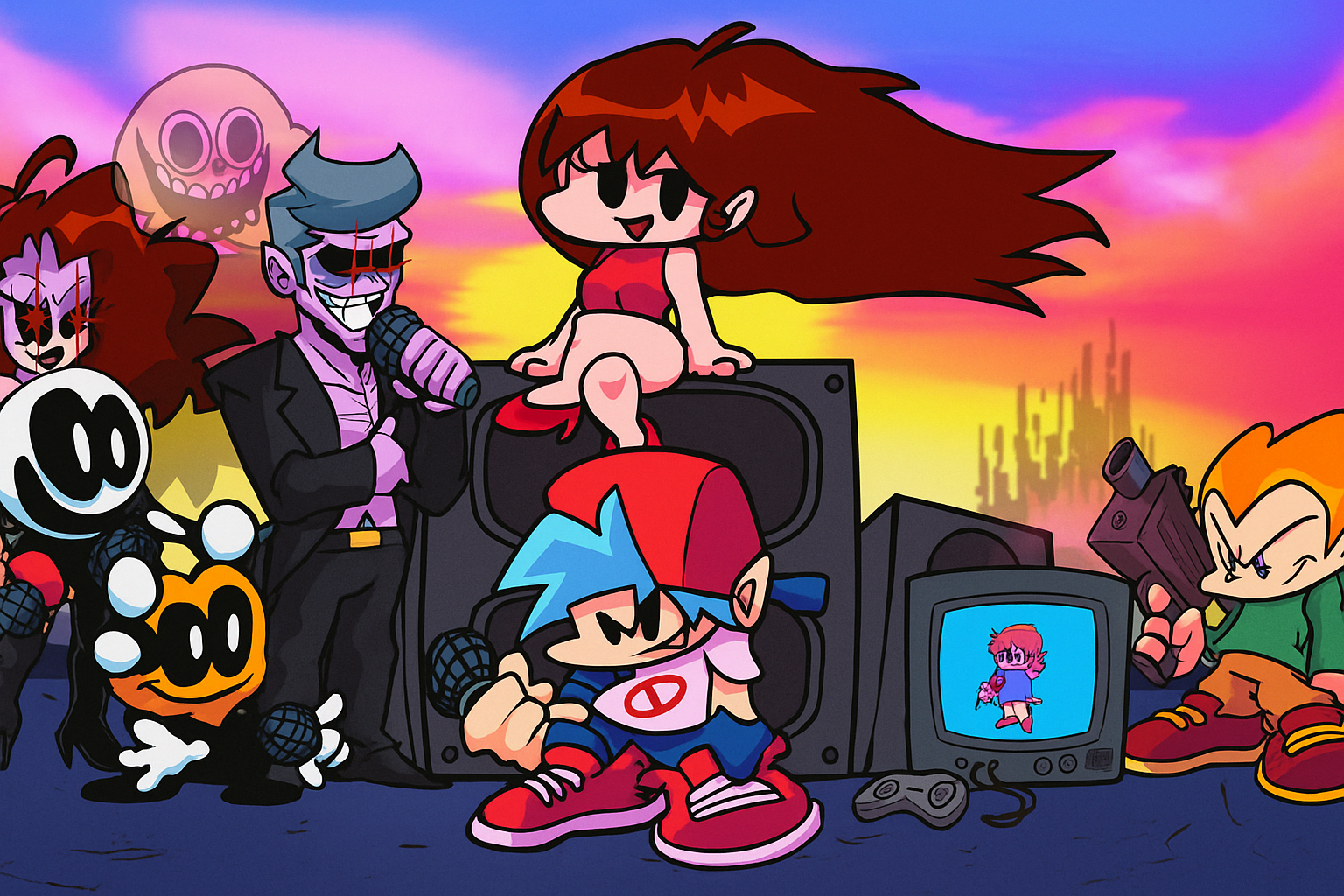 Friday Night Funkin game thumbnail