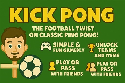 Kick Pong Table Soccer game thumbnail