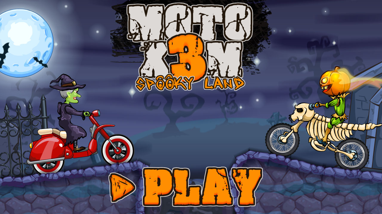 Moto X3M Spooky Land game thumbnail