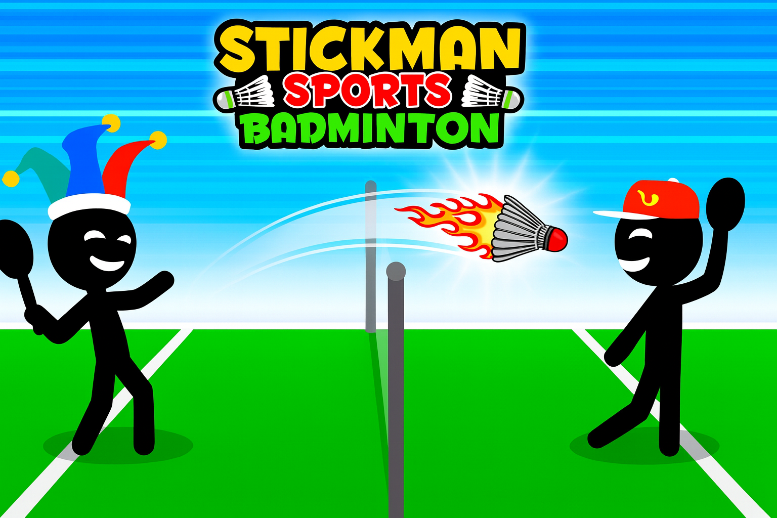 Stickman Sports Badminton game thumbnail